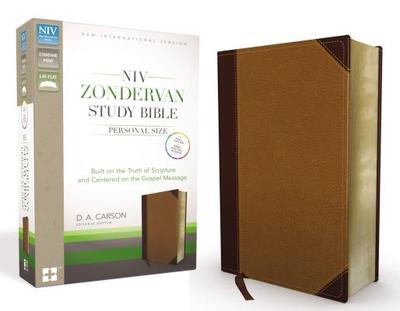 NIV Zondervan Study Bible, Personal Size, Leathersoft, Brown/Tan: Built on the Truth of Scripture and Centered on the Gospel Message - Carson, D. A. (General editor), and Alexander, T. Desmond (Associate editor), and Hess, Richard (Associate editor)