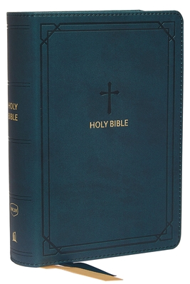 NKJV, End-of-Verse Reference Bible, Compact, Leathersoft, Teal, Red Letter, Comfort Print: Holy Bible, New King James Version - Nelson, Thomas