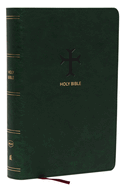 Nkjv, End-Of-Verse Reference Bible, Personal Size Large Print, Leathersoft, Green, Red Letter, Thumb Indexed, Comfort Print: Holy Bible, New King James Version