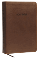 NKJV, Foundation Study Bible, Leathersoft, Brown, Thumb Indexed, Red Letter: Holy Bible, New King James Version
