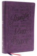 Nkjv, Giant Print Center-Column Reference Bible, Verse Art Cover Collection, Leathersoft, Purple, Red Letter, Comfort Print: Holy Bible, New King James Version