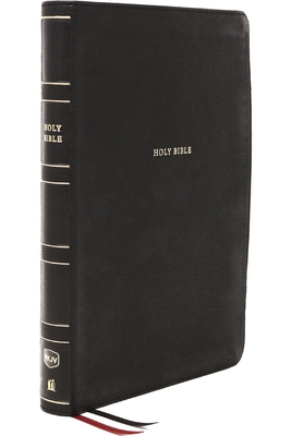 NKJV Holy Bible, Super Giant Print Reference Bible, Black Leathersoft, Thumb Indexed, 43,000 Cross references, Red Letter, Comfort Print: New King James Version - Nelson, Thomas