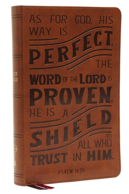 Nkjv, Personal Size Reference Bible, Verse Art Cover Collection, Leathersoft, Tan, Red Letter, Comfort Print: Holy Bible, New King James Version - Thomas Nelson
