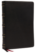 Nkjv, Single-Column Wide-Margin Reference Bible, Genuine Leather, Black, Red Letter, Comfort Print: Holy Bible, New King James Version