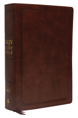 NKJV Study Bible, Leathersoft, Brown, Comfort Print: The Complete Resource for Studying God's Word - Thomas Nelson
