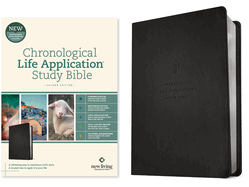 NLT Chronological Life Application Study Bible, Second Edition (Leatherlike, Ebony Leaf)
