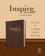 NLT Inspire Catholic Bible (LeatherLike, Dark Brown)
