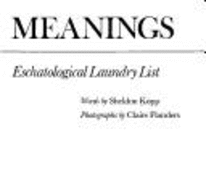 No Hidden Meanings: An Illustrated Eschatological Laundry List