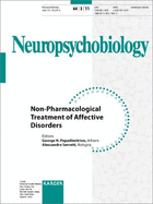 Non-Pharmacological Treatment of Affective Disorders: Special Topic Issue: Neuropsychobiology 2011, Vol. 64, No. 3