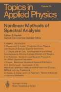 Nonlinear Methods of Spectral Analysis
