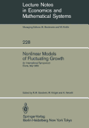 Nonlinear Models of Fluctuating Growth: An International Symposium Siena, Italy, March 24-27, 1983