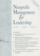 Nonprofit Management & Leadership, Volume 17, Number 3, Spring 2007