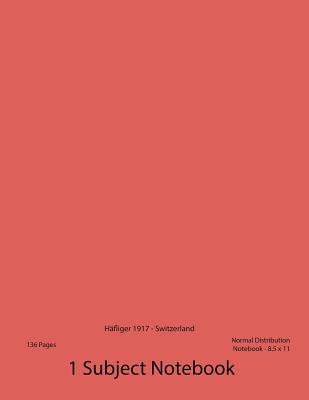 Normal Distribution Notebook: Probability Notebook - Hafliger 1917 - Switzerland