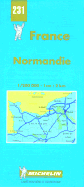 Normandy-Michelin Map #231 - Michelin Travel Publications