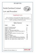 North Carolina Criminal Law and Procedure-Pamphlet 21