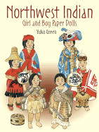 Northwest Indian Girl and Boy Paper Dolls - Green, Yuko