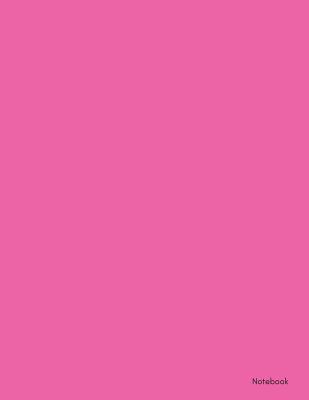 Notebook: A4 (approximate) Large Plain Blank Paper Pad, Exercise book, Creative Art Sketchbook, (Unlined/Unruled to Draw, Doodle and Sketch in for Kids/Artists/School/Home/Office. (Hot Pink) - Notebooks, Colorpop
