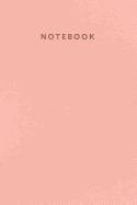 Notebook: Classy Baby Pink Leather Look Journal for Men and Women &#9733;school Supplies &#9733; Office Notes &#9733; Personal Diary 6 X 9 - A5 Notebook 130 Pages Workbook