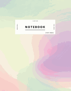 Notebook: Cute Pink Purple Green Gradient Holographic Journal Women and Girls &#9733; School Supplies &#9733; Personal Diary &#9733; Notes 8.5 X 11 - A4 Notebook 150 Pages Workbook