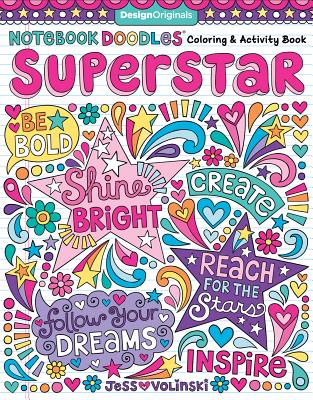 Notebook Doodles Superstar: Coloring & Activity Book - Volinski, Jess