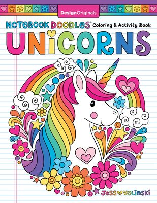 Notebook Doodles Unicorns: Coloring and Activity Book - Volinski, Jess