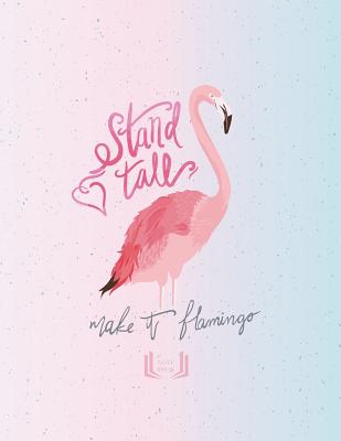 Notebook: Flamingo cover and Dot pages, Extra large (8.5 x 11) inches, 110 pages, notebooks and journals - Story, Sarah