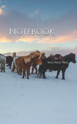 Notebook: Iceland Horses in Winter - Wild Pages Press