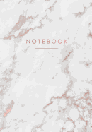 Notebook: Lovely Marble and Gold Journal 120 Pages - B5 Size
