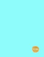 Notebook: Turquoise teal, Dotted grid line diary / journal / blank book, 8.5x11 in, 110 Pages: Blank notebook to write in your wisdom thoughts, new idea, special moments, or daily to-do-list