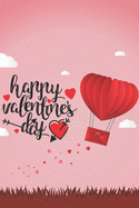 Notebook: valentine's journal, happy valentine day, Love, gift, Book, lined, cover, 6" x 9, Page: 110