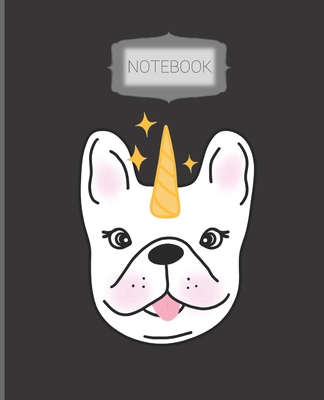 Notebook: Wide Ruled Line Notebook, School Notebook, Homes School Notebook, Gift for Kids, Students, Teens, 7.5 x 9.25 inches, French Bulldog Notebook, "Frenchie" Dog Notebook - House, Kraftingers