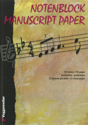 Notenblock Manuscript Paper - Mel Bay Publications