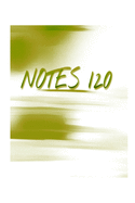 Notes 120: (6 x 9) Notebook
