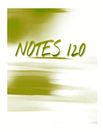 Notes 120: (8.5 x 11) Notebook