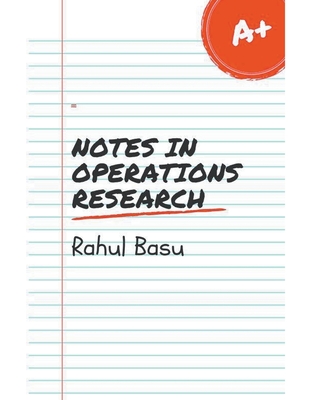 Notes in Operations Research - Basu, Rahul