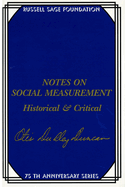 Notes on Social Measurement: Historical and Critical