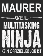 Notizbuch: F?r Maurer, ?ber 100 Seiten Dot Grid Punkteraster F?r Alle Notizen, Termine Oder Skizzen, Jounal Format A4+