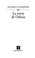 Novia de Odessa - Cozarinsky, Edgardo