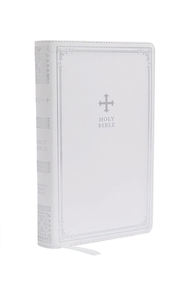 NRSV Catholic Edition Gift Bible, White Leathersoft (Comfort Print, Holy Bible, Complete Catholic Bible, NRSV CE): Holy Bible - Catholic Bible Press
