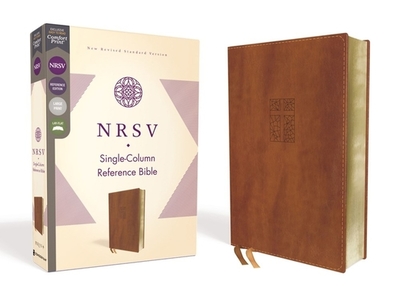 Nrsv, Single-Column Reference Bible, Leathersoft, Brown, Comfort Print - Zondervan