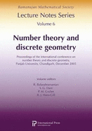 Number Theory and Discrete Geometry: Proceedings of the International conference on Number Theory and Discrete Geometry