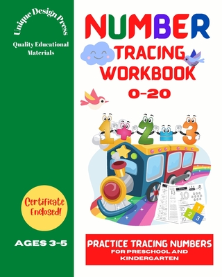 Number Tracing Workbook: Practice Tracing Numbers 0-20 for Preschool and Kindergarten - Pratt, Andrea Clarke