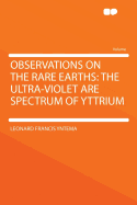 Observations on the Rare Earths: The Ultra-Violet Are Spectrum of Yttrium