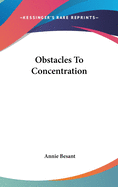 Obstacles To Concentration