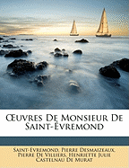 OEuvres De Monsieur De Saint-vremond