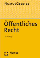 Offentliches Recht: Textsammlung, Rechtsstand: 15. August 2015