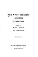 Old Norse-Icelandic Literature - Clover, Carol J
