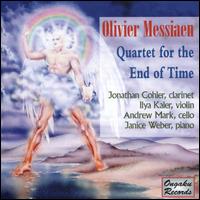 Olivier Messiaen: Quartet for the End of Time - Andrew Mark (cello); Ilya Kaler (violin); Janice Weber (piano); Jonathan Cohler (clarinet)