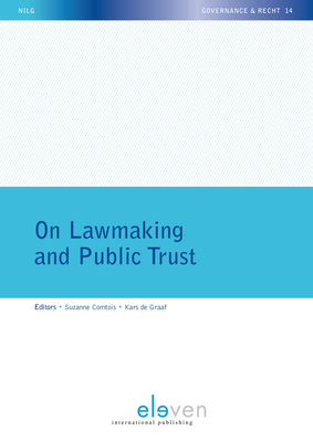 On Lawmaking and Public Trust: Volume 14 - Comtois, Suzanne (Editor), and Graaf, Kars De (Editor)