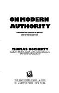 On Modern Authority: Theory and Condition of Writing